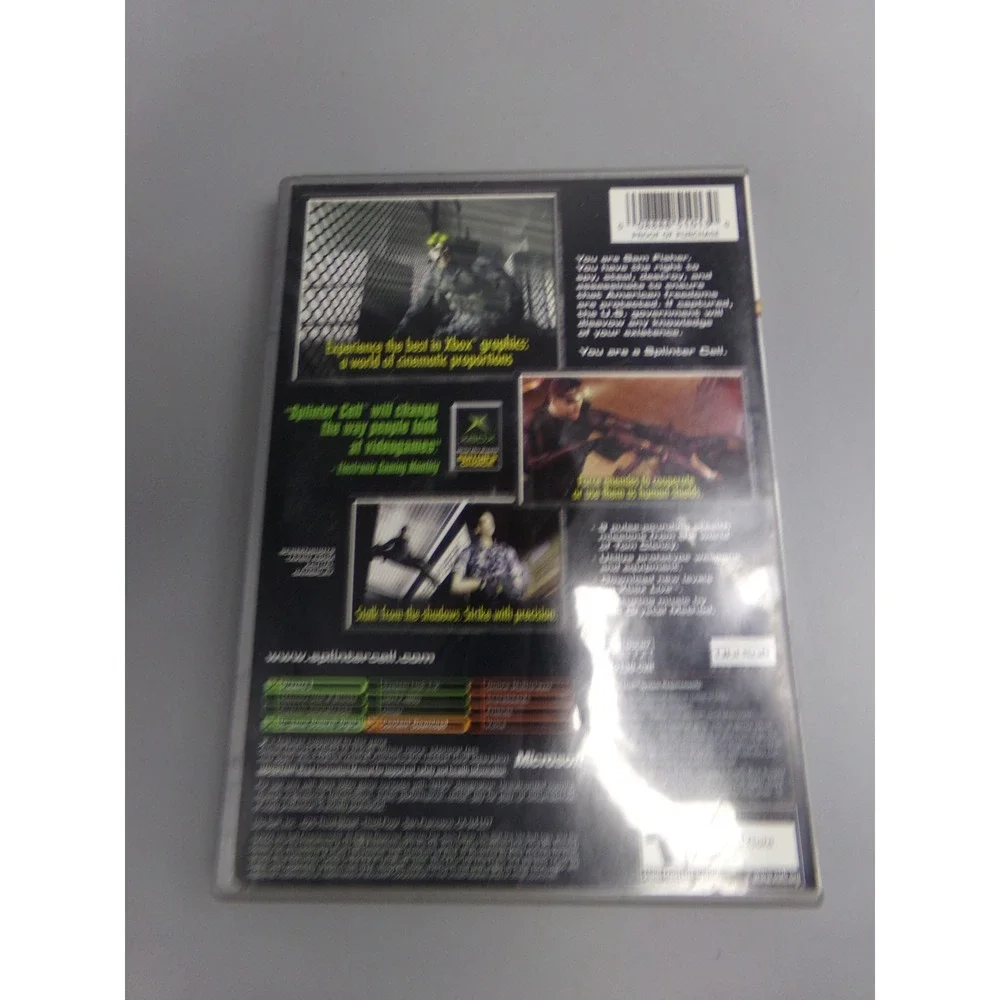 Tom Clancys Splinter Cell Platinum‎ Hits Xbox Original Game